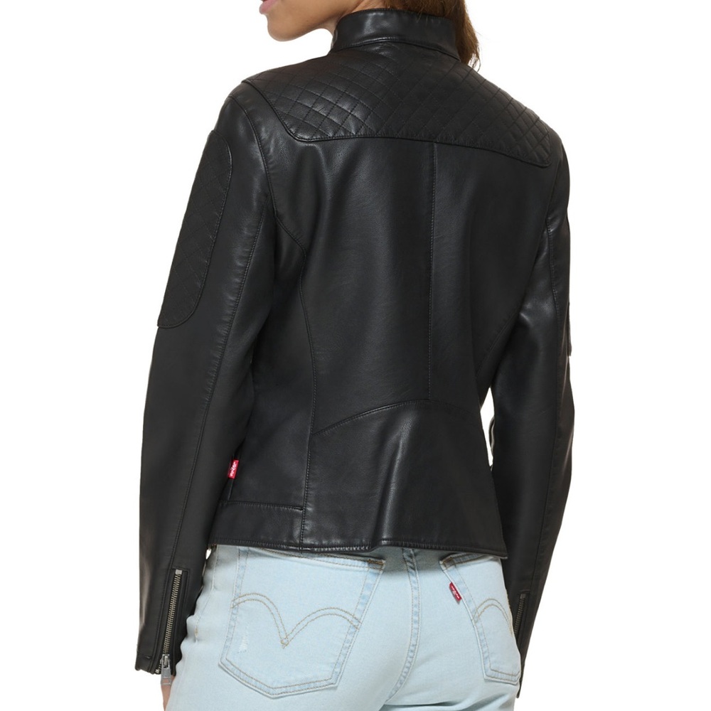 Levi's Motorcross Racer (Black) Women's Coat